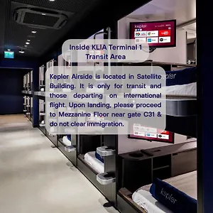 Kepler Club Klia Terminal 1 - Airside Transit 胶囊旅馆